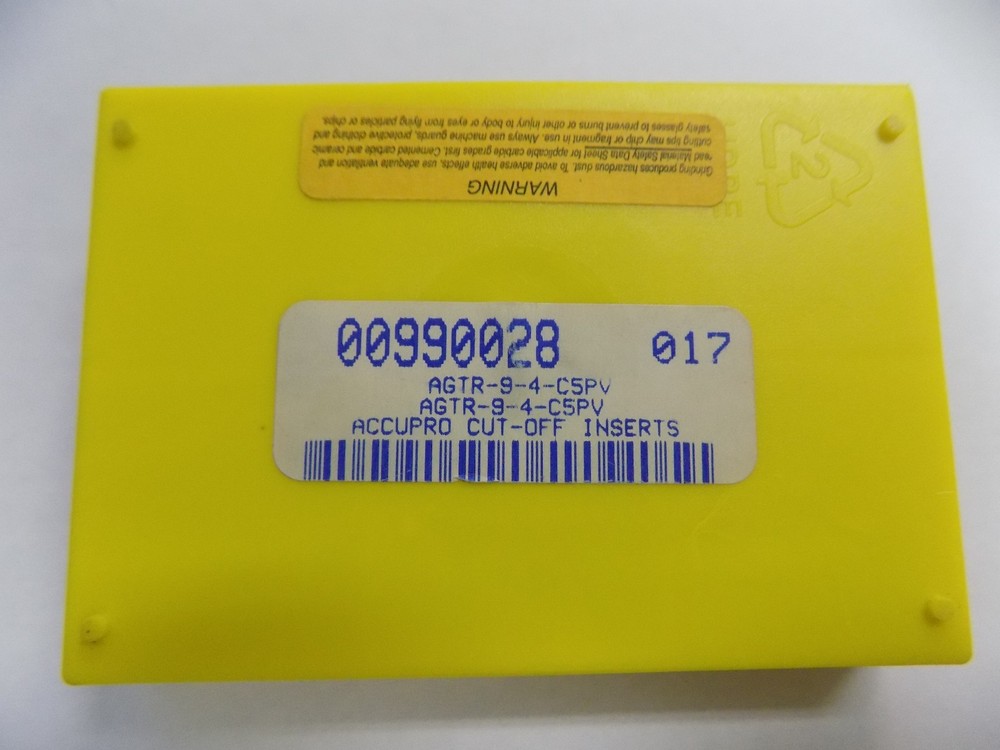 Accupro Cut Off Inserts Qty 8 Agtr-9-4-C5pv