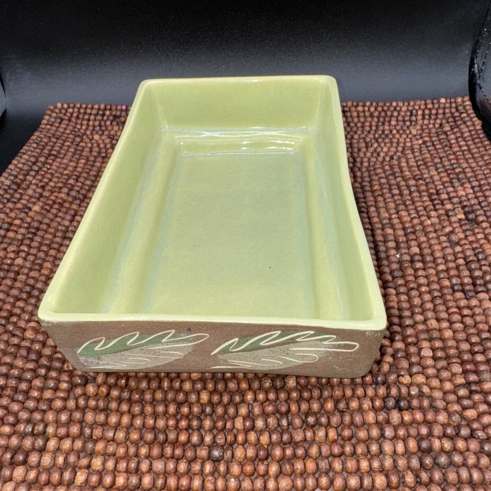 Artist Signed MCM Shallow Planter