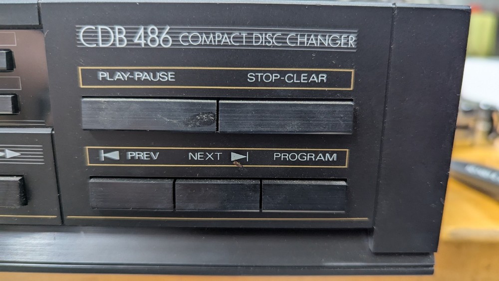Magnavox CDB 486 single disc CD cartridge, (only)