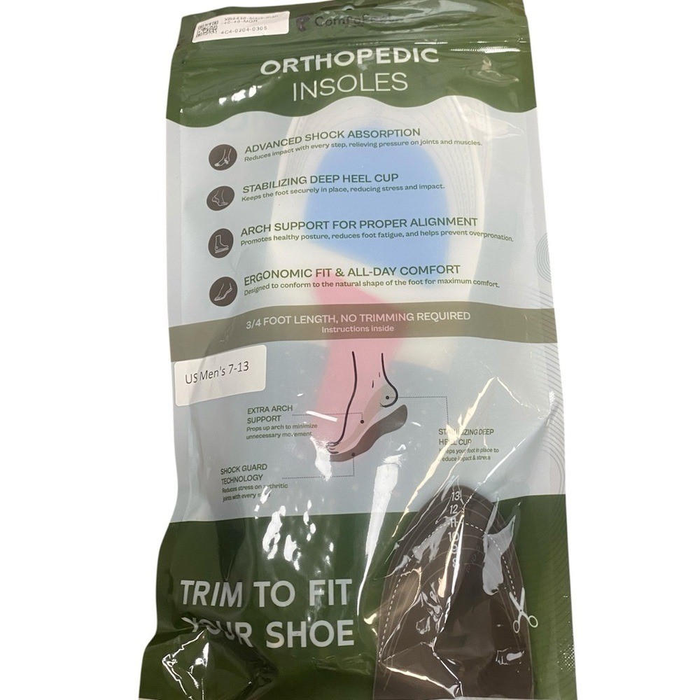NWT ComfoFeet Orthopedic Insoles