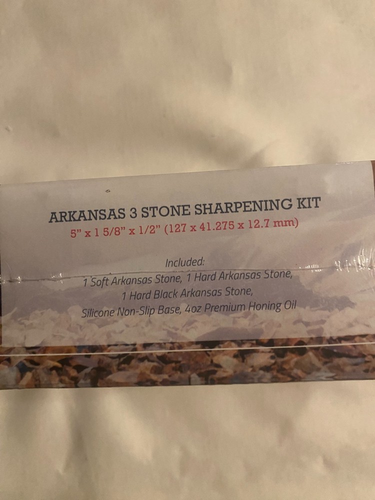 Arkansas 3 stone Sharpening Kit