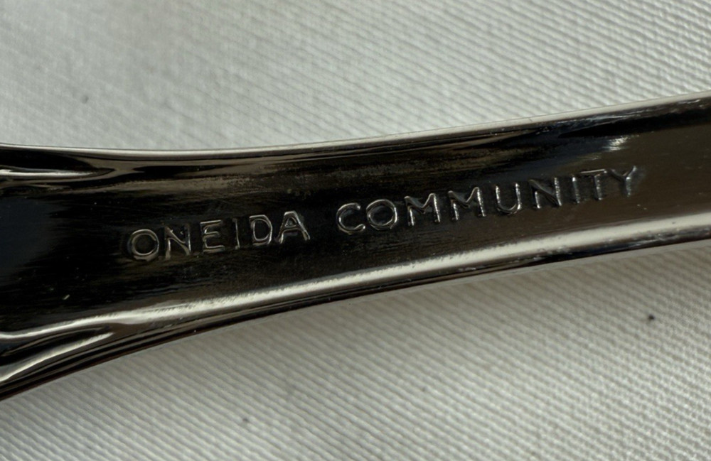 Oneida Community BRAHMS Stainless Flatware 7 Piece Serving Set Vintage