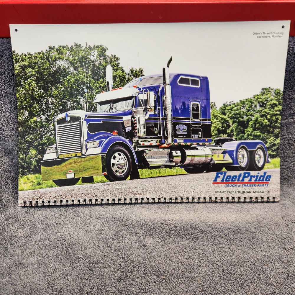 Fleetpride 2018 Calendar. Tractor Trailers. Excellent Condition.