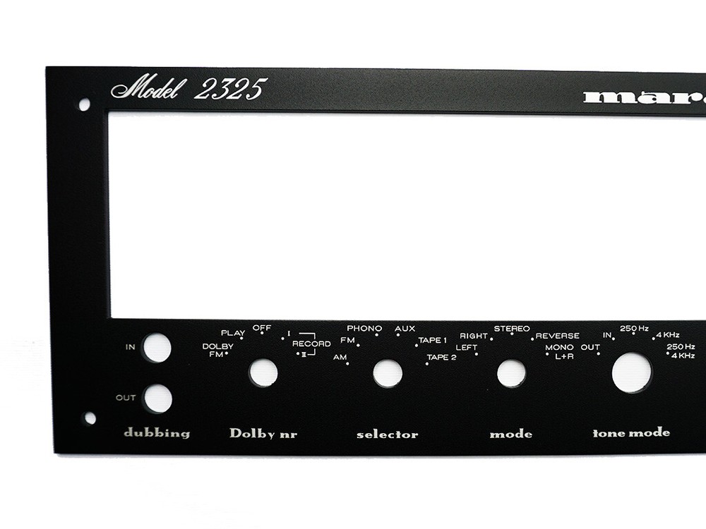 Marantz 2325 New! Receiver Front Panel Faceplate Face Plate