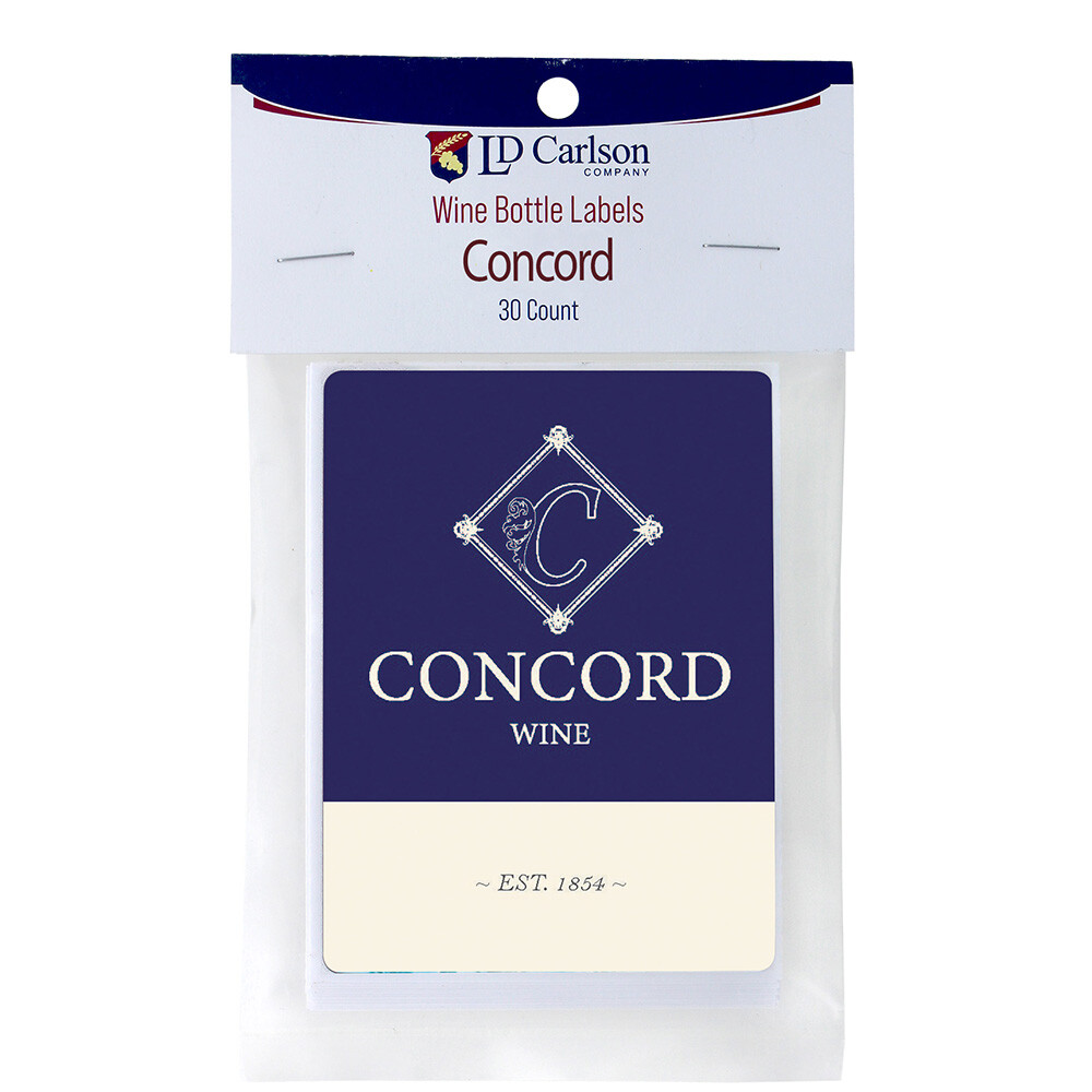 Wine Labels - Concord Fruit