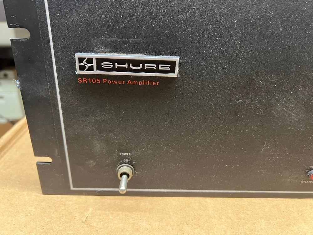 Shure SR105 Series Solid State Power Amplifier