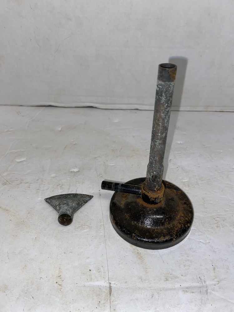 Vintage Bunsen Burner Laboratory Flame Equipment