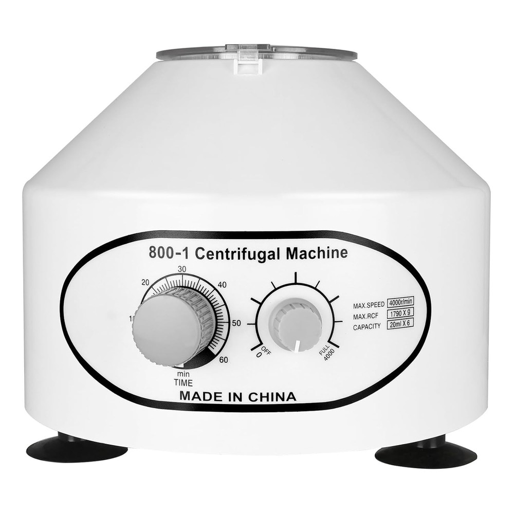 High-Efficiency Lab Centrifuge - 6 Tubes, Precise Speed Control, Timer Function