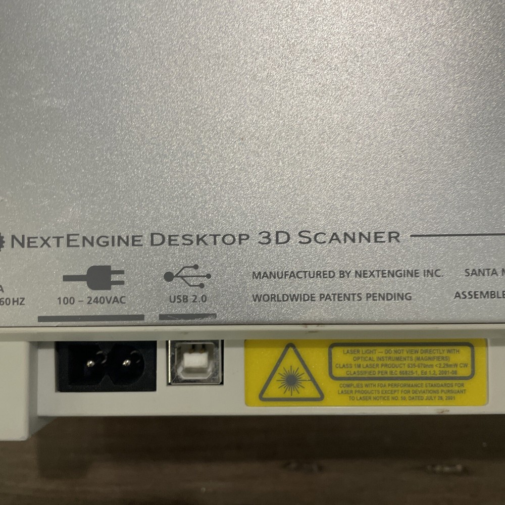 NextEngine Desktop 2020i 3d Scanner Untested / For Parts ?