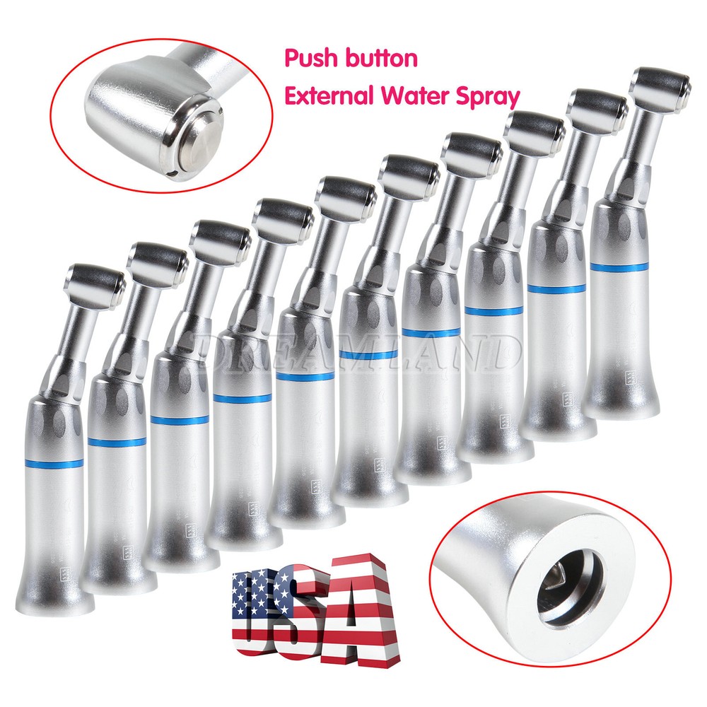 NSK Style Dental Slow Low Speed Handpiece Contra Angle Push Button/Latch E-type