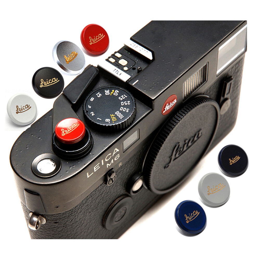 For Leica Soft Release Button Silver White Grey Black Blue Purple Red New