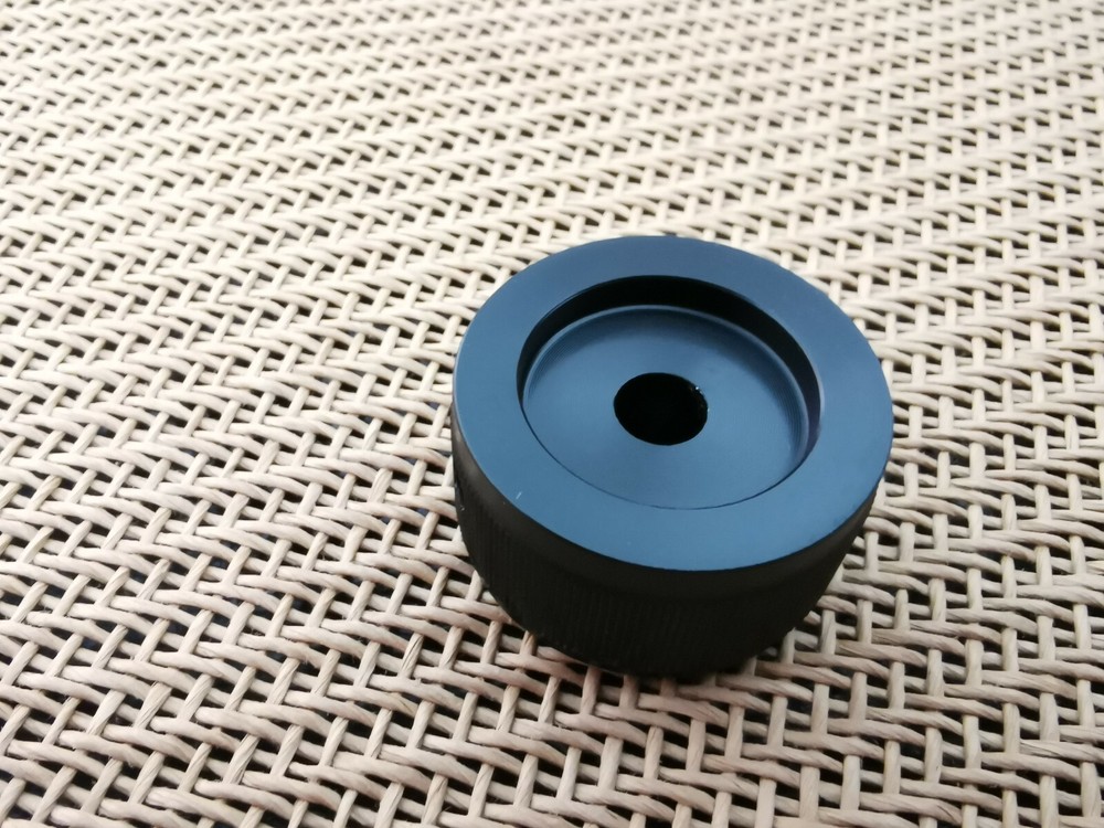 30mmx16 Solid Aluminum CD Player Amplifier Volume Control Rotary Knob 1/4" Shaft