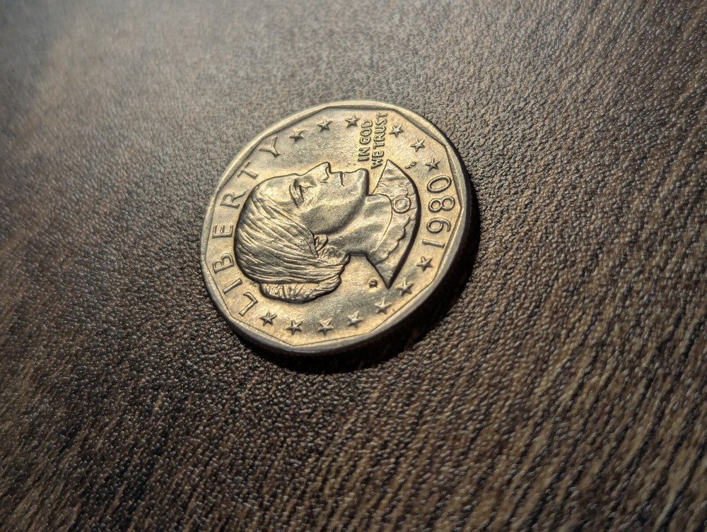 1980-D Susan B Anthony Dollar