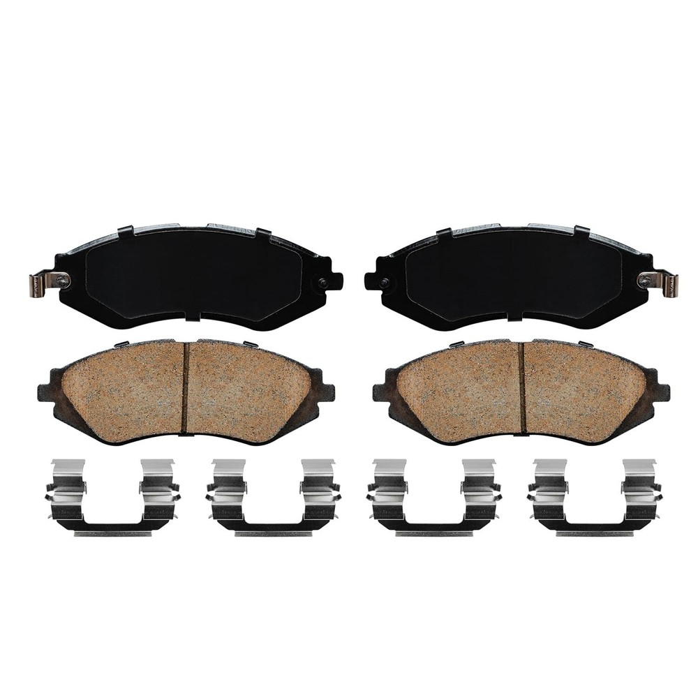 Front Disc Rotors Ceramic Brake Pads Kit for Aveo Aveo5 Spark EV G3 Wave Wave5