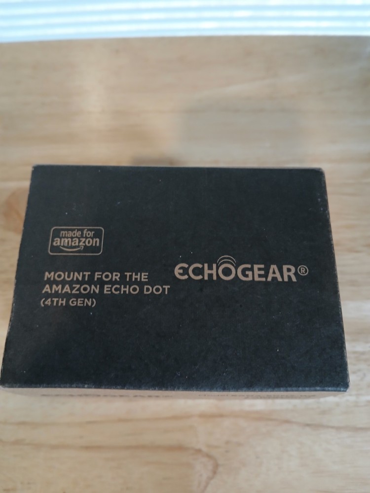 ECHOGEAR Wall Mount for Amazon Echo Dot (4th Generation) White