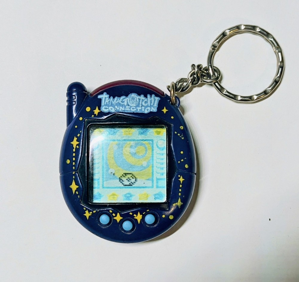 Tamagotchi Connection V3 - Blue With Stars Shell - Tested & Working
