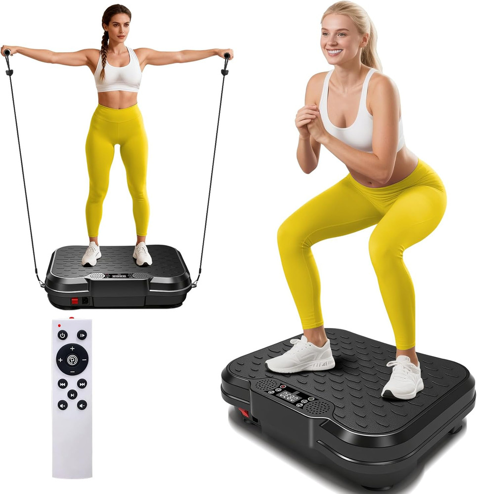 Vibration Plate Exercise Machine,Vibrating Platform for Lymphatic Drainage with
