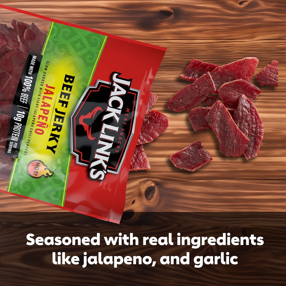 Jack Link's Jalapeno Beef Jerky, 10 oz