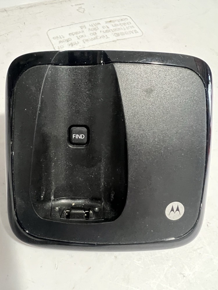 MOTOROLA CORDLESS PHONE MODEL L601M Untested Missing power Cord