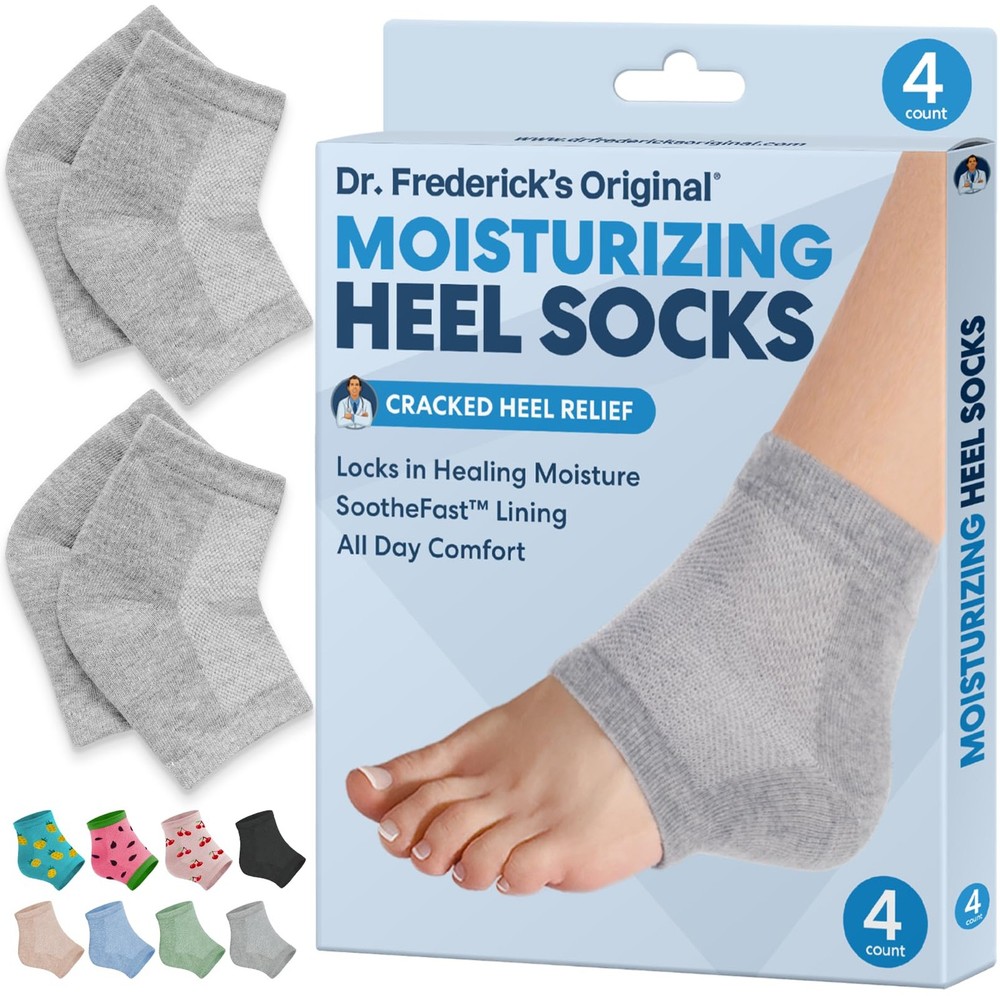 Dr. Frederick's Original Moisturizing Heel One size fits most, Grey