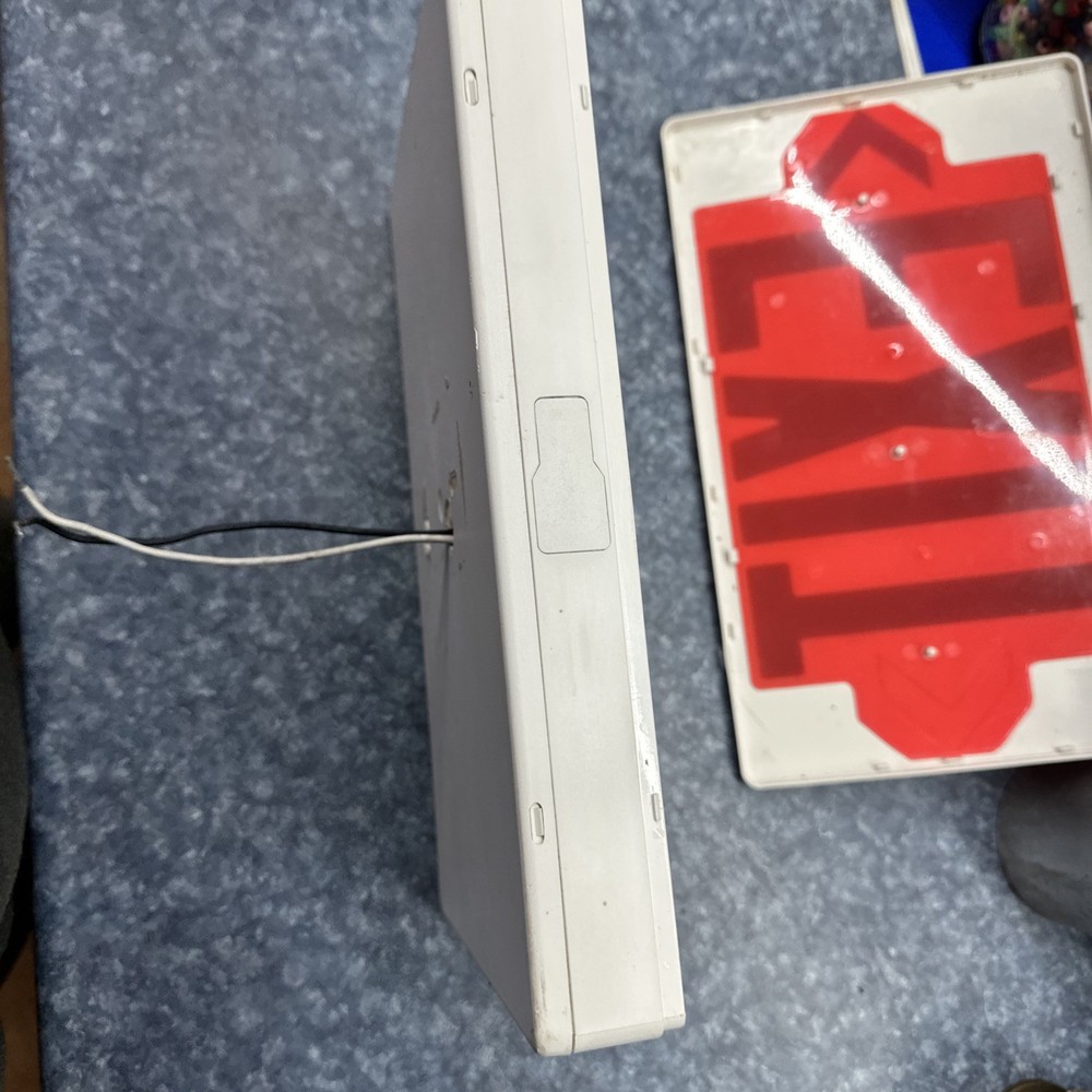 Emergency Exit Sign 110v LED Battery Backup