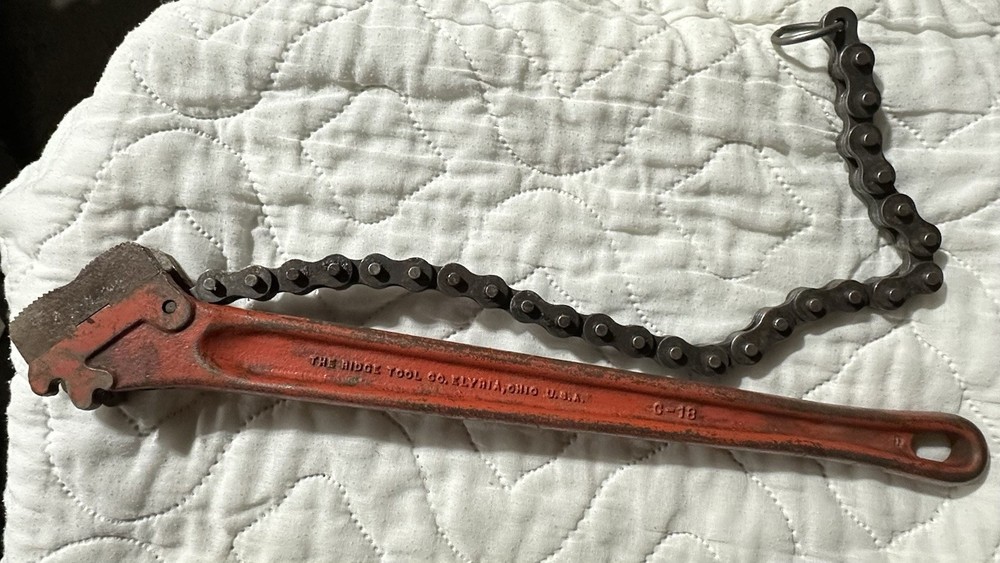 Ridgid C-18 Chain Wrench 2-1/2"