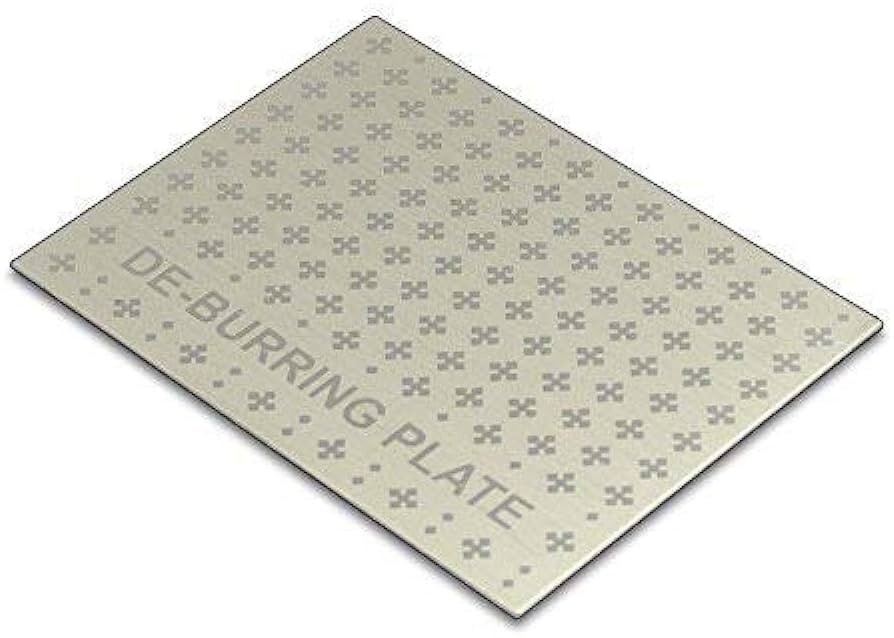 MPOWER Diamond Cross De-Burring Plate, 1000 Grit
