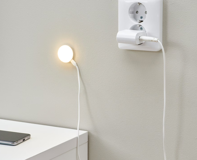 2 PCS KAPPLAKE LED spotlight, white,