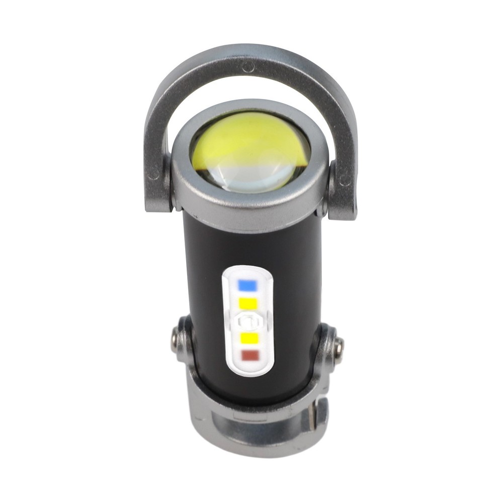 Portable Keychain Flashlight with Waterproof Features and USB Charging