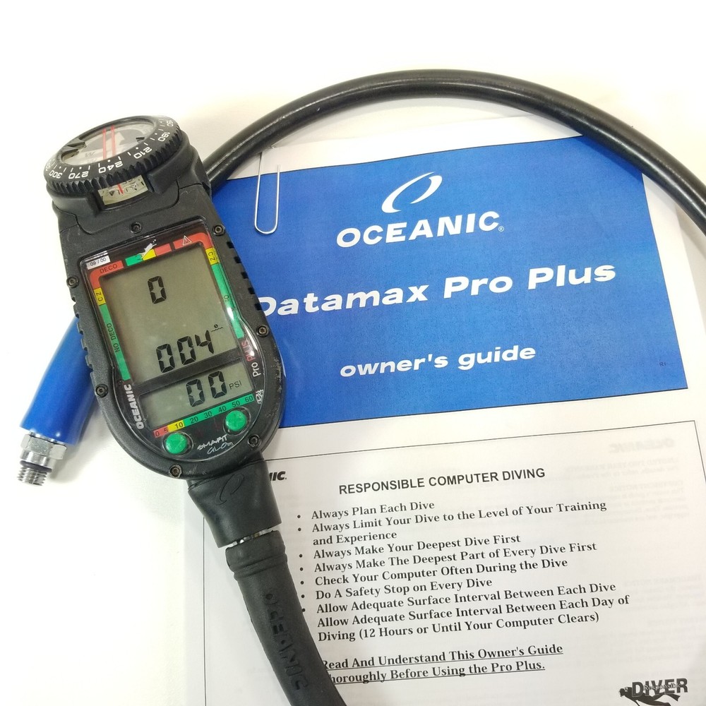 Oceanic Datamax Pro Plus SCUBA Dive Air Integrated Dive Computer Nitrox #4054