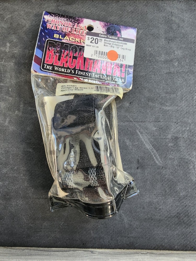 Blackhawk Omega Enhanced Non-Slip 1.5" Leg Strap 40LS03BK