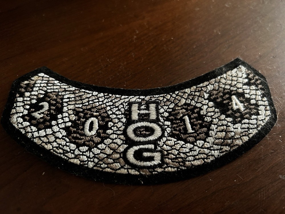 Harley Davidson Owners Group HOG 2014 Patch Motorcycle Jacket Vest