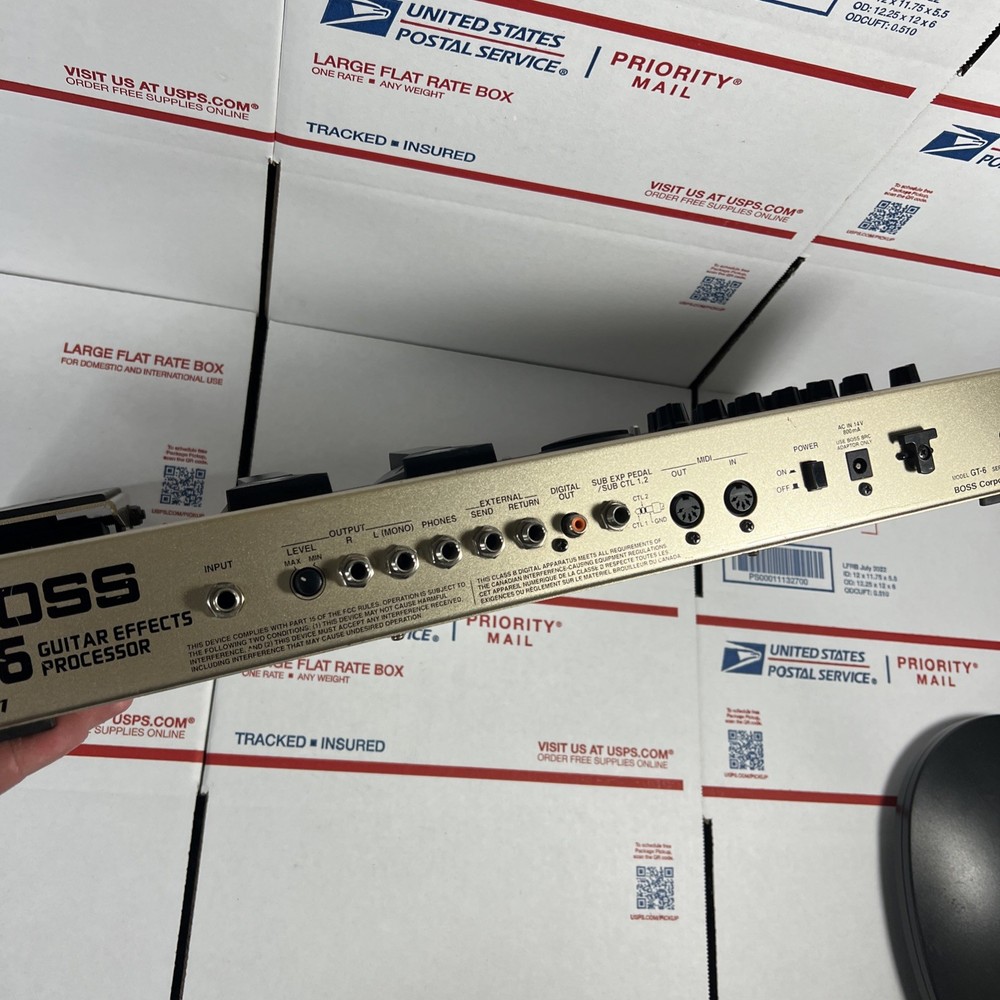 Boss GT-6 Guitar Effects Processor UNIT ONLY - SAME DAY SHIP - 100% WARRANTY