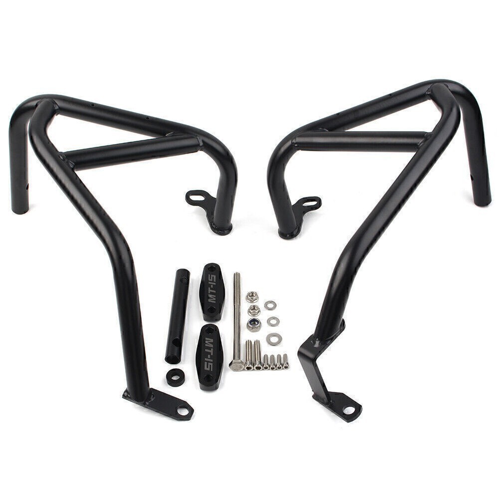 For 2019-2021 20 Yamaha MT-15 Upper Crash Bar Engine Guard Frame Protector Black