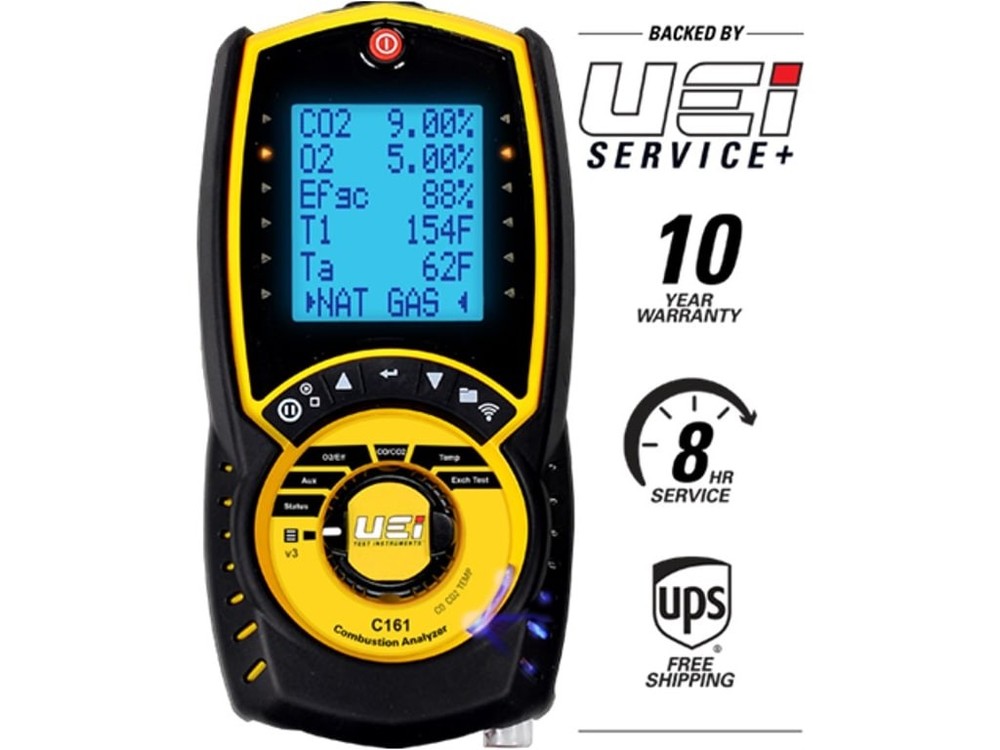 UEi C161 - Residential Combustion Analyzer
