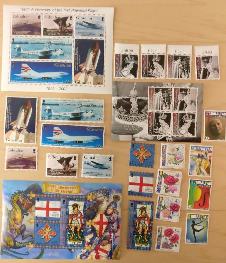 Gibraltar Stamps - 2003 Year Set - Mint Never Hinged MNH