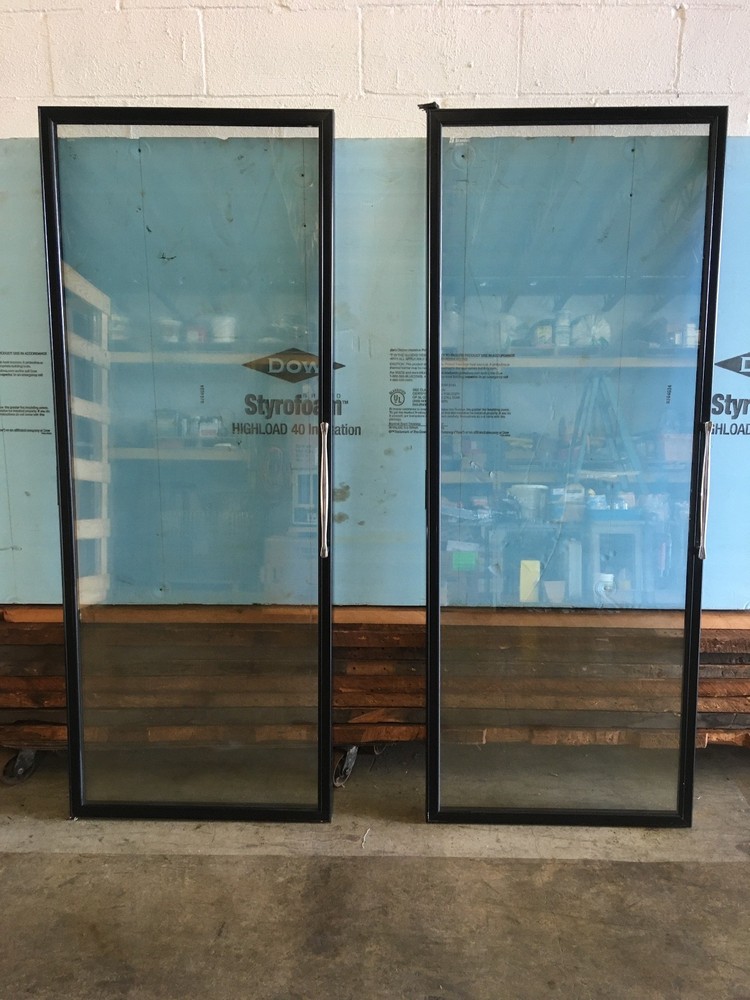 (2) Anthony Glass Doors, 101B,120v