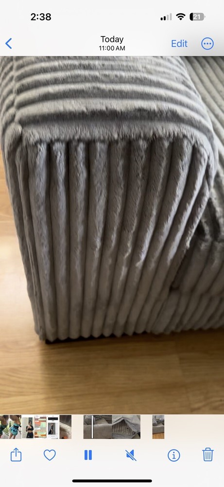 Grey Couch- Ashley Furniture