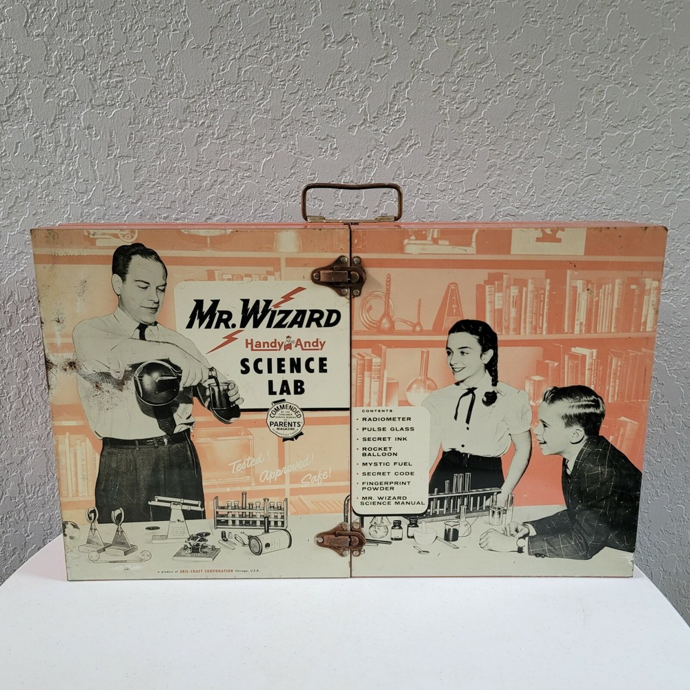 1950s Handy Andy Mr. Wizard Science Lab CASE ONLY