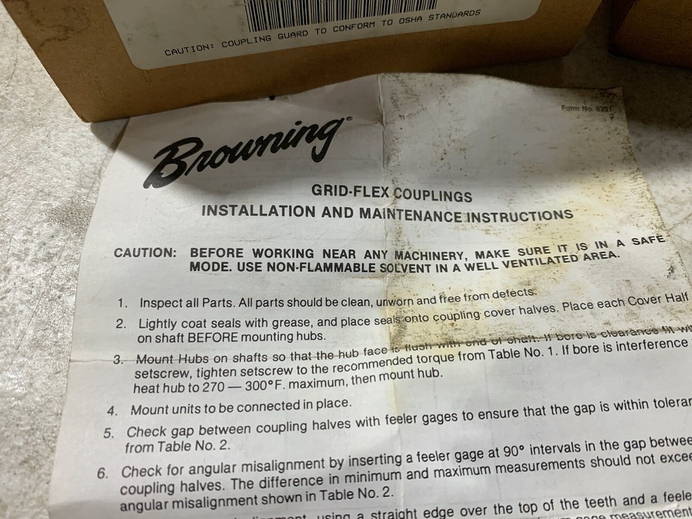 Kop Flex 1070 HUBXP Grid Flex Gear Coupling Hub NOS