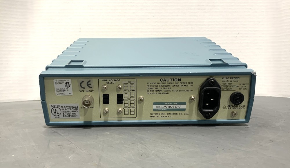 Tektronix CFG253 3MHZ Function Generator Tested
