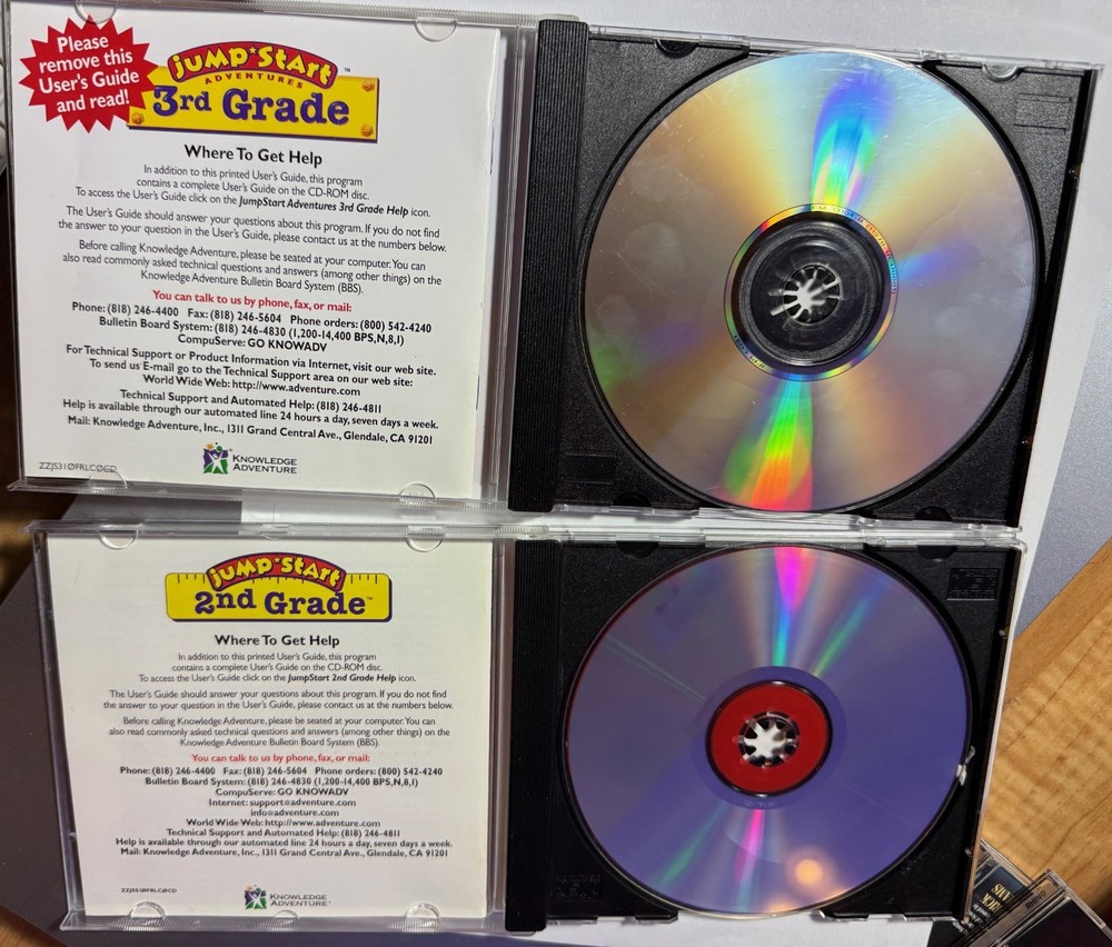 JUMP START: LEARNING SYSTEM 2ND & 3RD GRADE PC CD-ROM 1996, KNOWLEDGE ADVENTURE