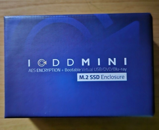 Iodd Mini 256GB SSD M.2 SSD USB 3.0256-bit Secure SSD Encryption External Hard