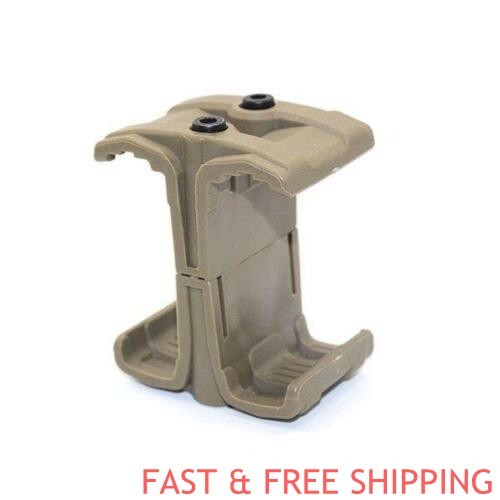 Tan Universal Double Dual Parallel Magazine SpeedLoader Tool For 5 5 6 & 2 2 3