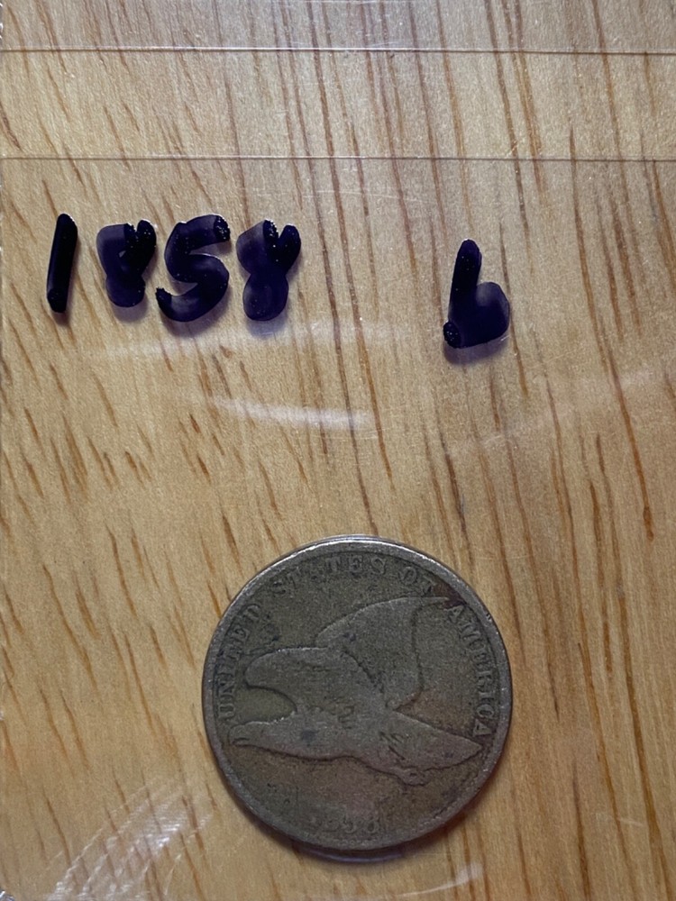 1858 Flying Eagle Cent - Small Letters