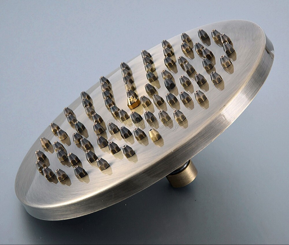 8 inch Round Antique Bronze Bathroom Rainfall Rain Shower Head wsh254