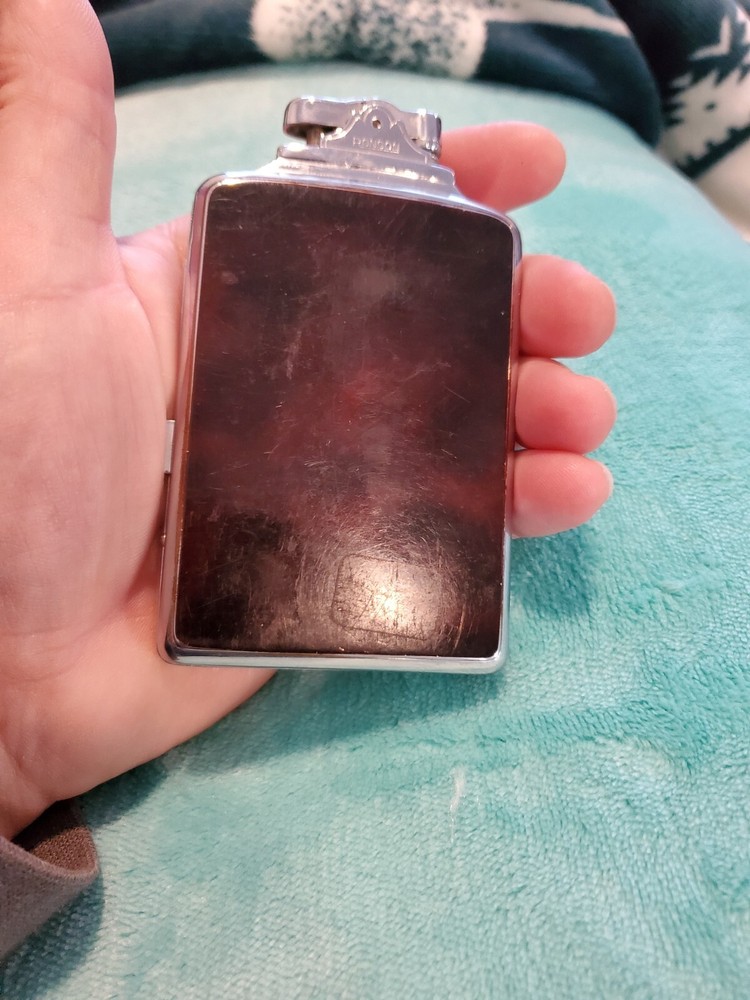 Vintage Ronson Supercase. Cigarette Case With Lighter. Needs Fuel