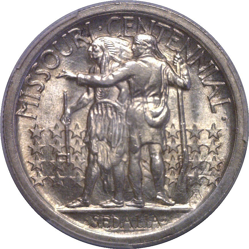 1921 Missouri Commemorative Half Dollar PCGS MS-63