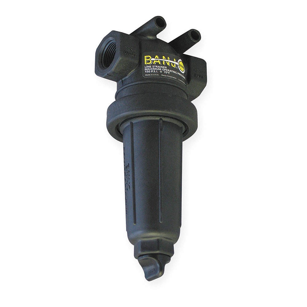 BANJO LST075-30 Inline Strainer,8 31/32" H,595 micron 3DTW9