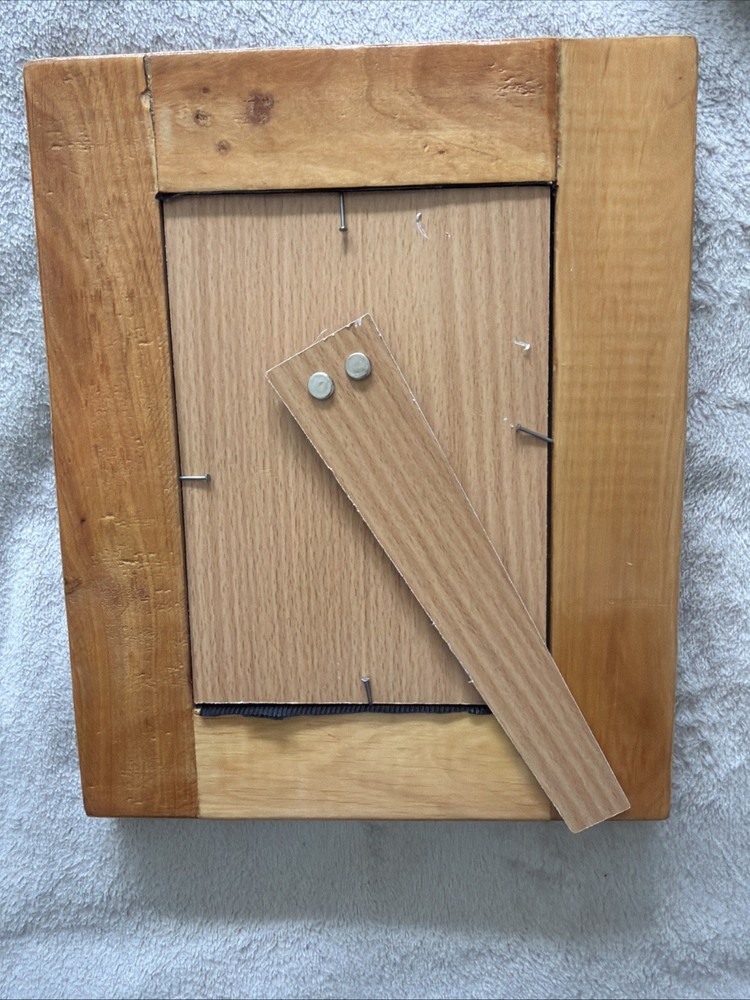 Vintage Middle Eastern Khatam Frame with Copper Bird Art